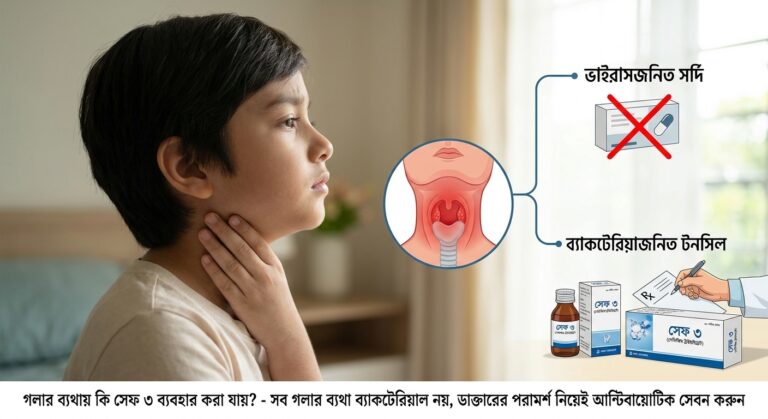 গলার ব্যথায় কি সেফ ৩ ব্যবহার করা যায়? জানুন সঠিক নিয়ম