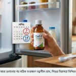সেফ ৩ সিরাপ জল দিয়ে গুলানোর কতদিন পর্যন্ত খাওয়া যায়?