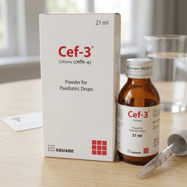 cef 3 কিসের ঔষধ? এর কাজ, খাওয়ার নিয়ম ও দাম